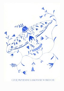 Czuję przyjemne łaskotanie w brzuchu - ilustracja